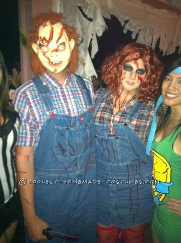 Happy Halloween Everyone!My boyfriend and I created our own Chuckie and Chuckie's sister costumes for Halloween 2011. We went through a lot of tro