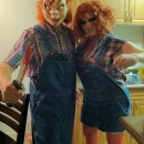 Happy Halloween Everyone!My boyfriend and I created our own Chuckie and Chuckie's sister costumes for Halloween 2011. We went through a lot of tro