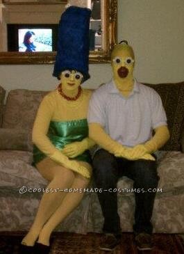 Coolest Homer and Marge Simpson Couples Halloween Costume