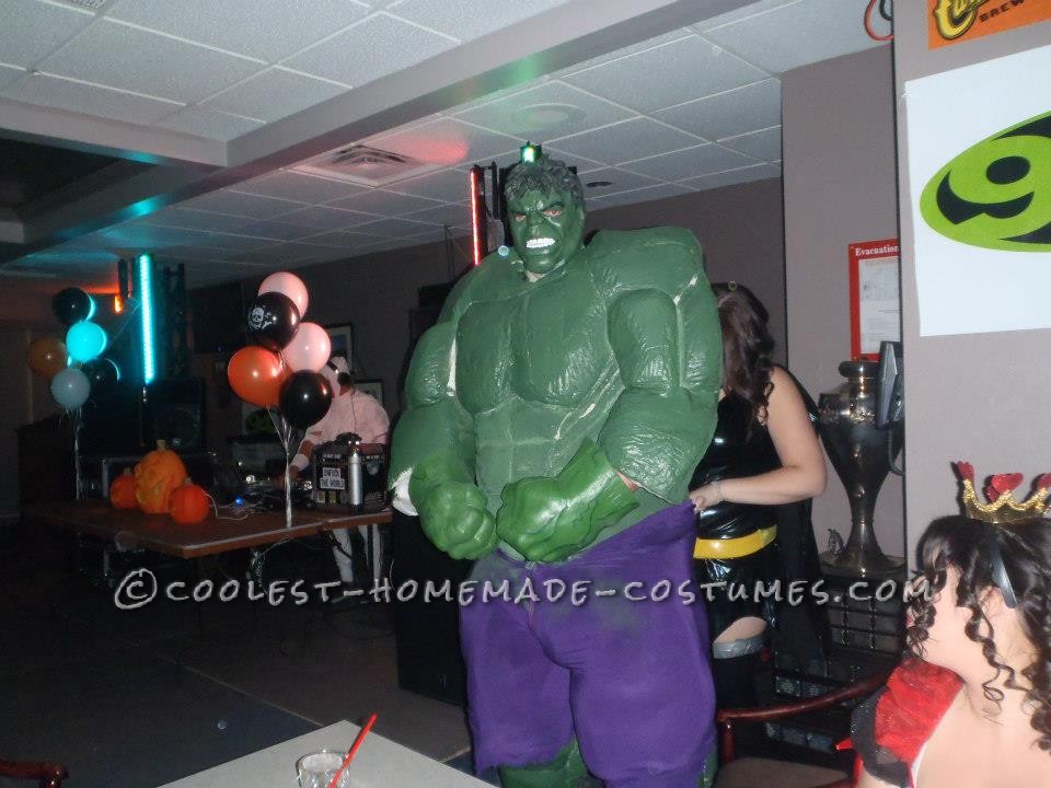 Awesome Homemade Hulk Halloween Costume