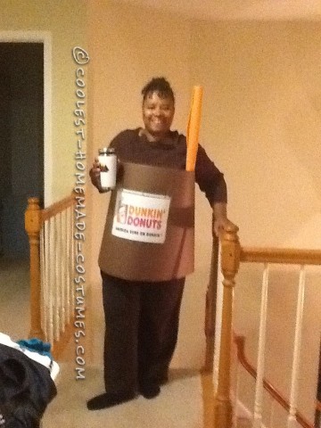 Last-Minute Ice Coffee Cup Costume: I am what I Drink