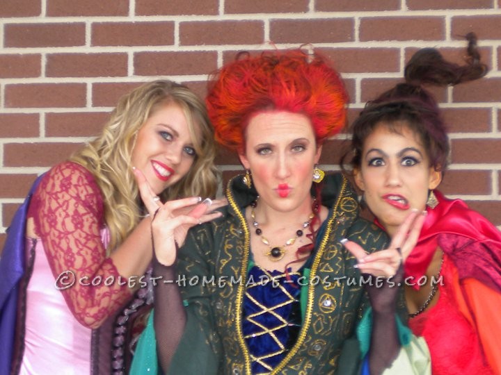 Great Homemade Hocus Pocus Girls Group Costume