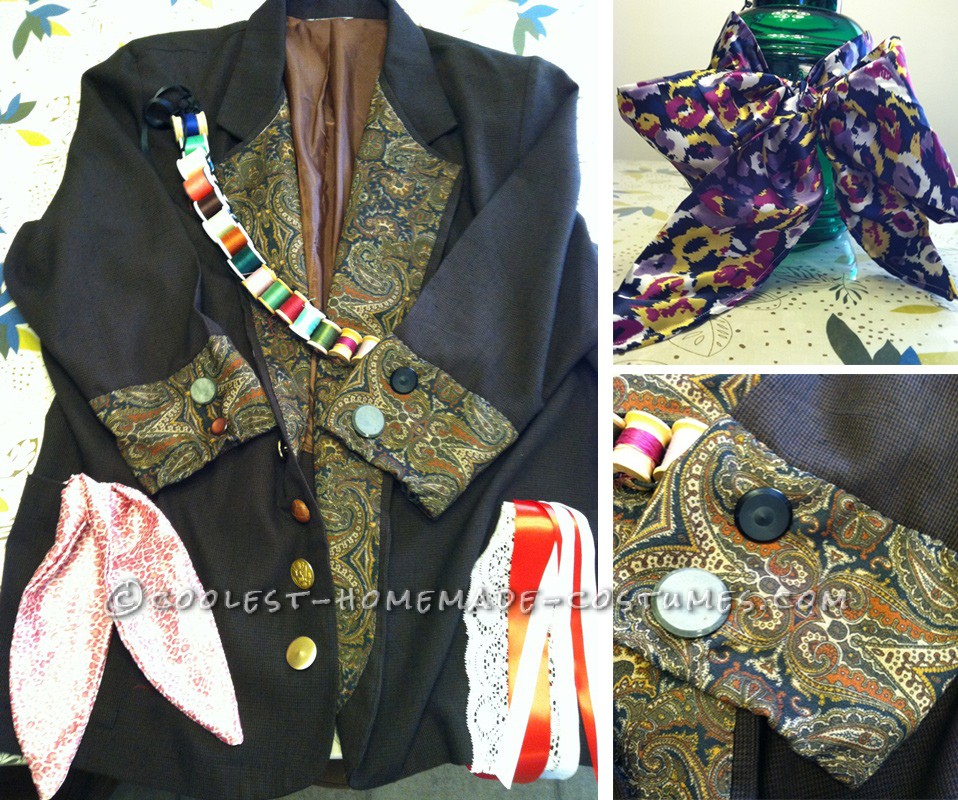 Mad Hatter Jacket, Cuff, and Scarf