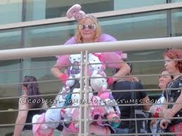 Coolest Homemade Lady Gaga Hello Kitty Extravaganza Costume