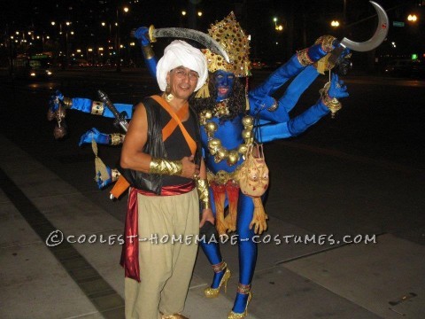 I am a huge Halloween aficionado and I could not let my audience down because they expect nothing but the BEST from me.. My Lady Kali costume was a 3