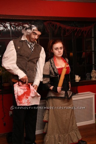 I've always been a huge Halloween buff, and I've especially always loved Sweeney Todd. I wanted to be Mrs. Lovett for Halloween for years now, but