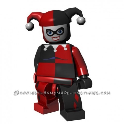 My daughter's love for Lego Batman led to a request to be perky villaness Harley Quinn for Halloween. To create this costume I modified a few sewing