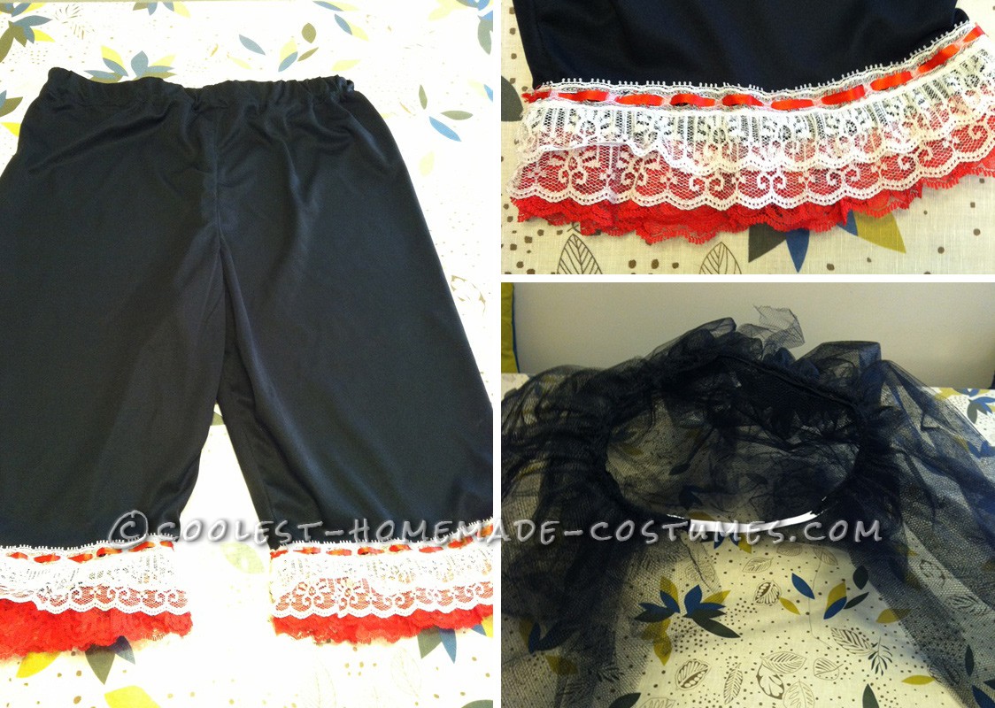 Long Undies, Lace, and POUF Skirt