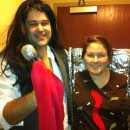 My boyfriend and I dressed as Meatloaf and meatload last year for Halloween. He was Meatloaf the music artist and wore a basic suit jacket that he cu