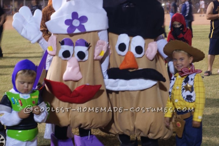 Cool Mr. and Mrs. Potato Head Costumes with Movable Parts