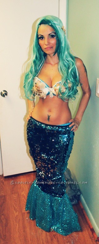 Sexy Homemade Mermaid Halloween Costume