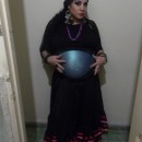Original Costume for a Pregnant Woman: Crystal Ball Belly!