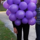 My costume for Halloween was a bunch of grapes! It was very easy to make and easy on my wallet. It was so much fun seeing the reactions of others and