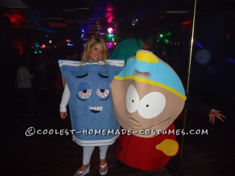 I was Towelie from South Park for Halloween 2012 this year. I went with a group of 9 to make a pretty good South Park Family. I made this costume mys