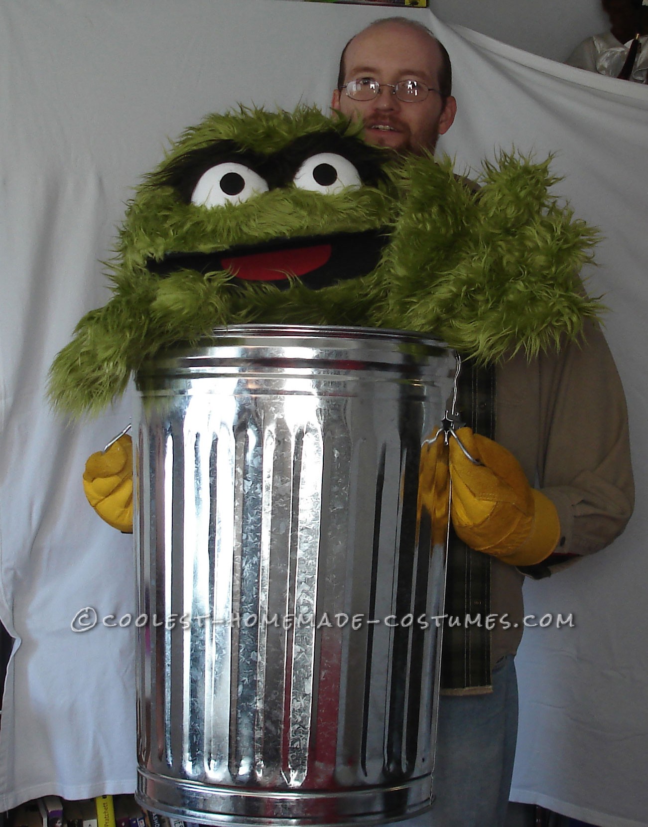 Original Oscar the Grouch Homemade Halloween Costume