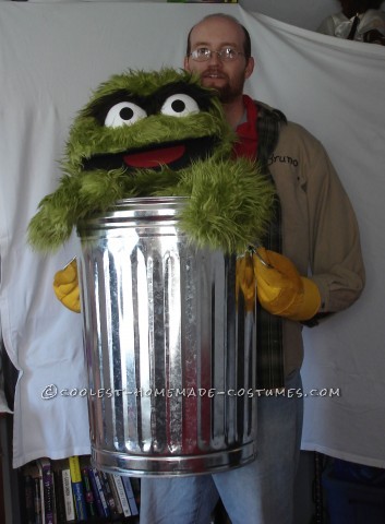 Original Oscar the Grouch Homemade Halloween Costume