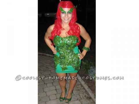 Kim Kardashian inspired me to make this costume, last year for Halloween she dressed up as poison ivy. I thought the costume was awesome so I decided