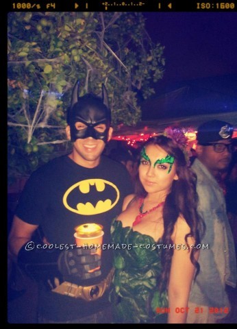 I wanted a poison ivy costume.. i was going to buy one, but they all seemed very simple and cheap. since iv made some costumes other years i decided