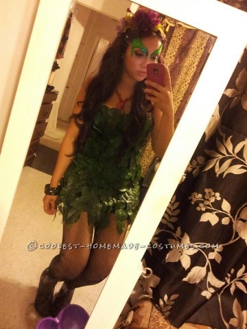 I wanted a poison ivy costume.. i was going to buy one, but they all seemed very simple and cheap. since iv made some costumes other years i decided