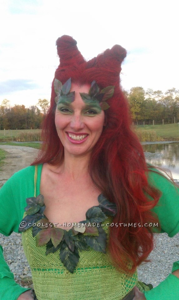 Poison Ivy cosplay makeup by macyinwondrland on DeviantArt