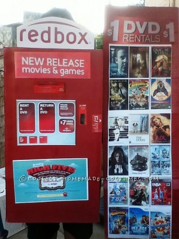 Coolest Homemade Redbox Costume