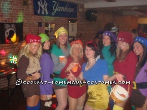 Coolest Snow White and the 7 Sexy Dwarfs Group Costume