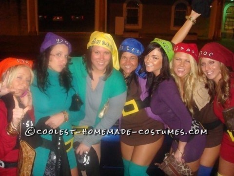 Coolest Snow White and the 7 Sexy Dwarfs Group Costume