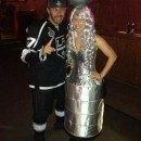 It started off with my love for the LA Kings and there recent win of the Stanley Cup!!! I like to dress up as things that are current....So my girlfr