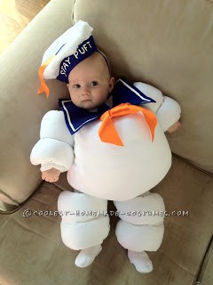 Original Baby Halloween Costume Idea: Stay Puft Marshmallow Baby