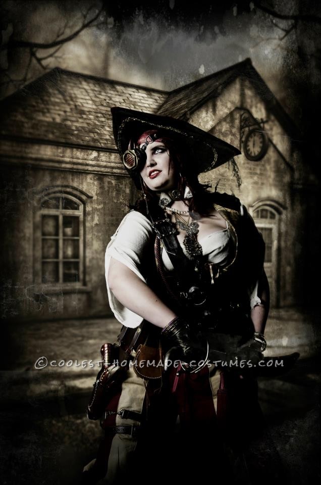 This was the costume I made for Halloween last year and also for use in a steampunk costume contest. I wanted to create a Steampunk airship pirate ca