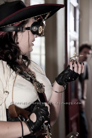 This was the costume I made for Halloween last year and also for use in a steampunk costume contest. I wanted to create a Steampunk airship pirate ca