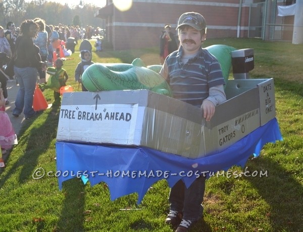 Swamp King Troy Landry CostumeWe are grandparents who are lucky enough to live close to our grandchildren. In our never-ending quest to be the grea