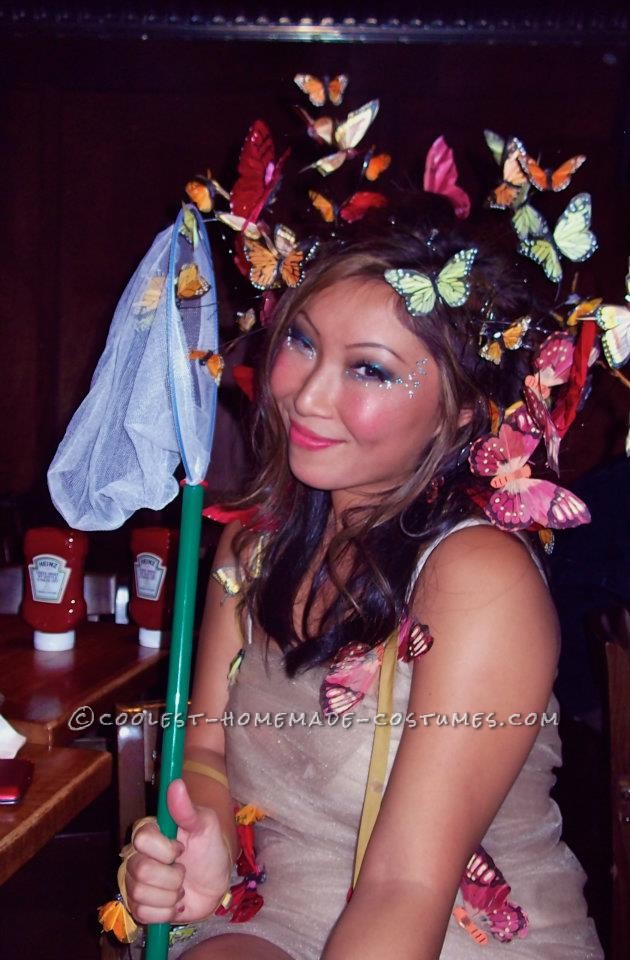 Fun Homemade Swarm of Butterflies Costume