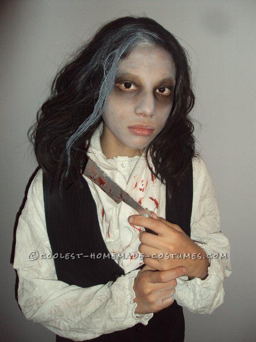 Last year ,my son was watching spooky movies during the Halloween season and decided he wanted to be Sweeney Todd for Halloween. I have always create