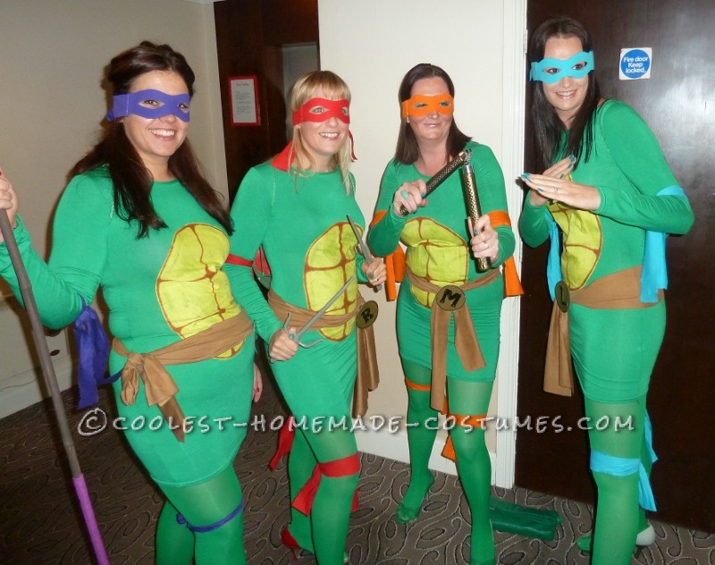 Coolest Teenage Mutant Ninja Turtles Girl Group Costume