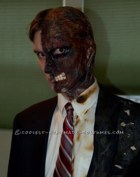 Awesome Two-Face Homemade Halloween Costume