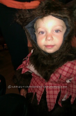 Littlest Wolfman Homemade Halloween Costume