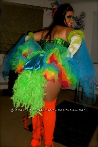 This year for my friends annual Halloween party I really wanted to be a bird. There was a two hundred dollar peacock costume I liked, but spending th