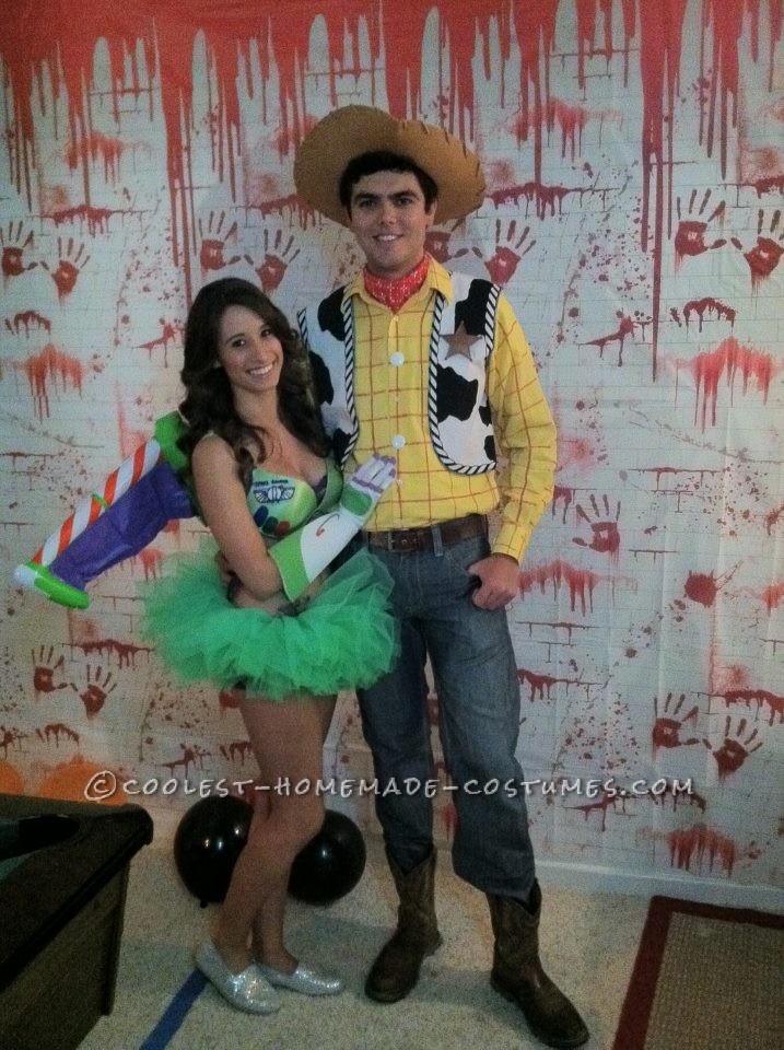 Homemade Couple Costume: Sexy Buzz Lightyear and Woody