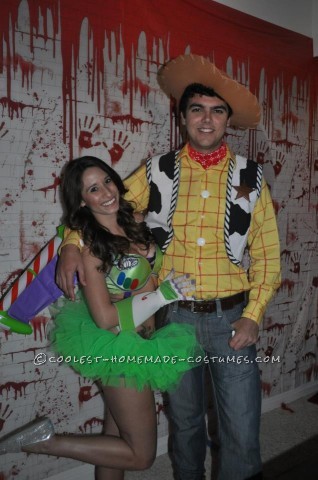 Homemade Couple Costume: Sexy Buzz Lightyear and Woody