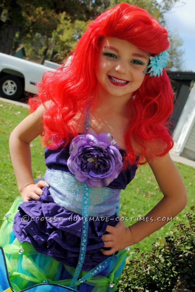 Coolest Homemade Girl's Halloween Costume: Ariel