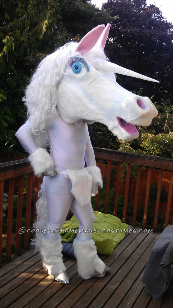 Every year I try to find a costume that has been done before, and then take it to a whole new level. This year was inspired by a ridiculous unicorn c