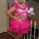 This costume idea came about 3 months ago right when the Honey Boo Boo craze 1st started. We worked on this costume for 3 months just 1 or 2 days a w