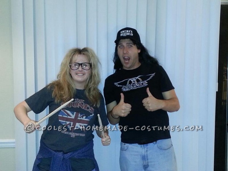 Coolest Homemade Wayne’s World Last Minute Halloween Costume for a Couple