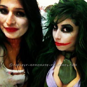 Coolest Homemade Girl Joker Costume