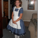 Homemade 1865 Alice in Wonderland with Hoopskirt Costume