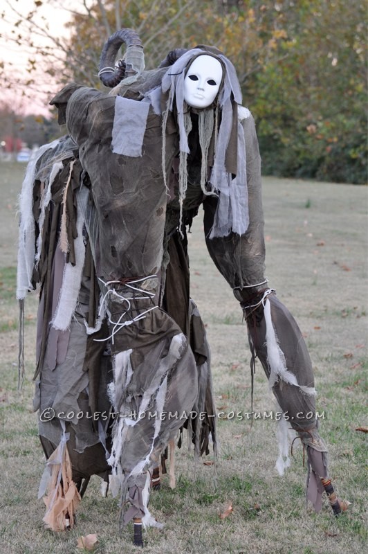 Terrifying Four-Legged Stilt Spirit Costume