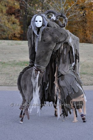 Terrifying Four-Legged Stilt Spirit Costume