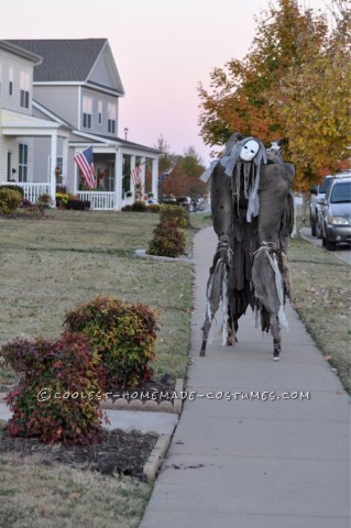 Terrifying Four-Legged Stilt Spirit Costume