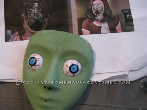Coolest 70's Fembot Villain Mask and Costume